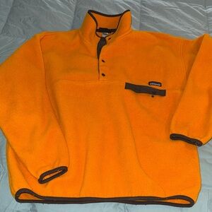 Patagonia Men's Vibrant Orange Fleece Pullover